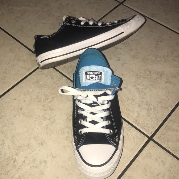 Black and Blue Converse - Picture 4 of 8